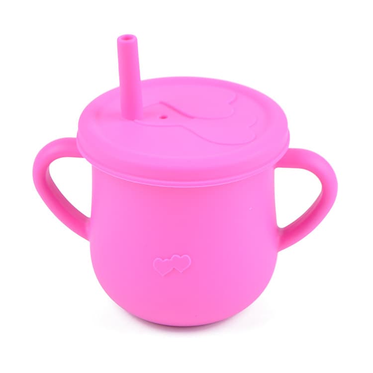 Silicone Straw Learning Cup 8