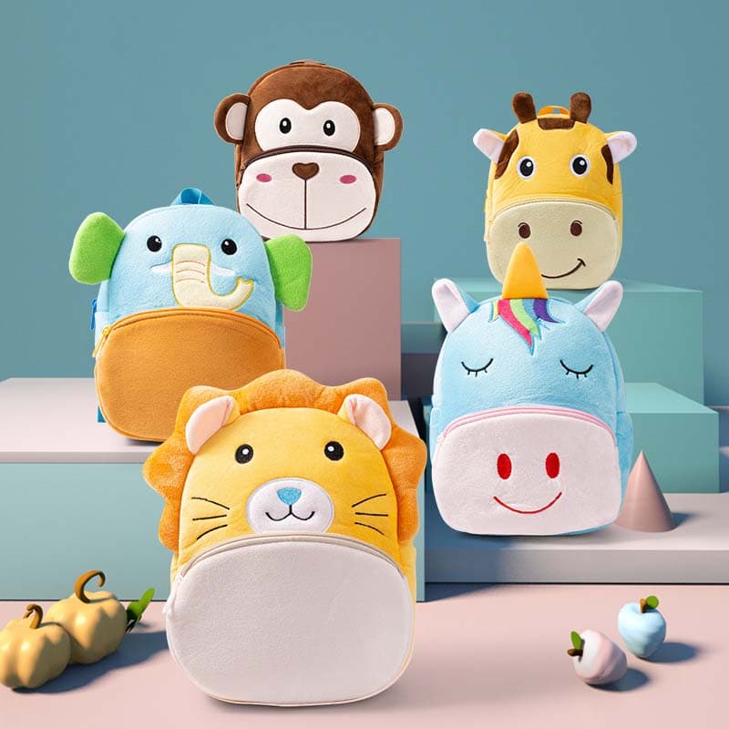 Cute Plush Animal Children's Backpack 3