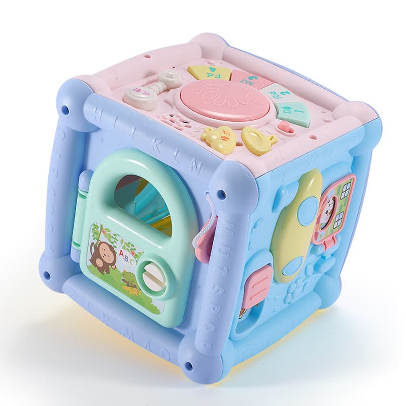 Baby Musical Activity Cube - Hand Drum & Geometric Blocks 3