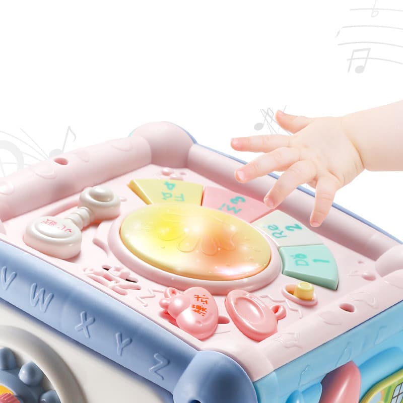 Baby Musical Activity Cube - Hand Drum & Geometric Blocks 2