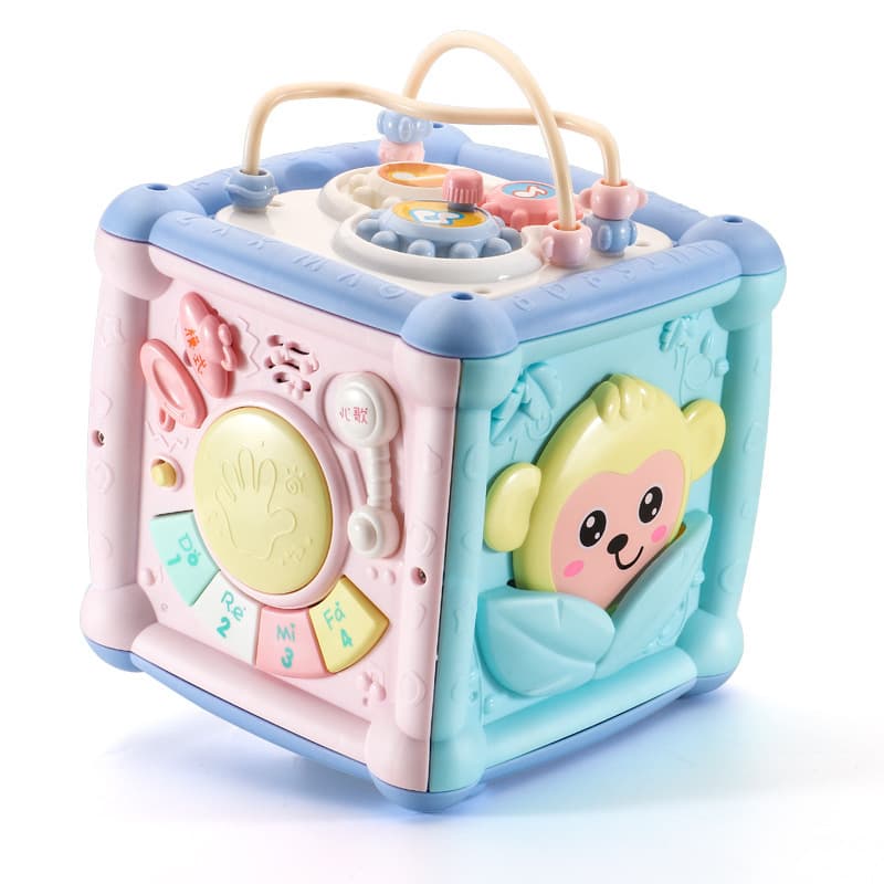 Baby Musical Activity Cube - Hand Drum & Geometric Blocks 5