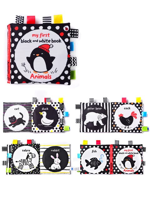 Baby Book Toys For Toddler Newborn Infant Soft Cloth 4