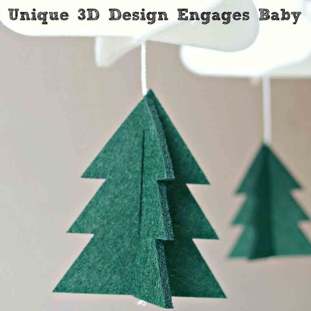 Felt Crib Mobile — Handmade Hanging Ornaments 2