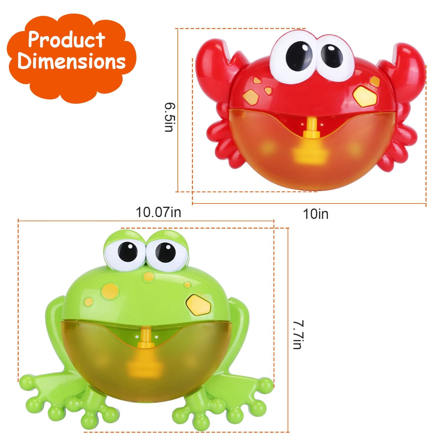 Frog Musical Bubble Bath Maker 7
