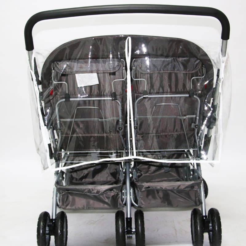 Universal Twin Stroller Rain and Windproof Cover 2