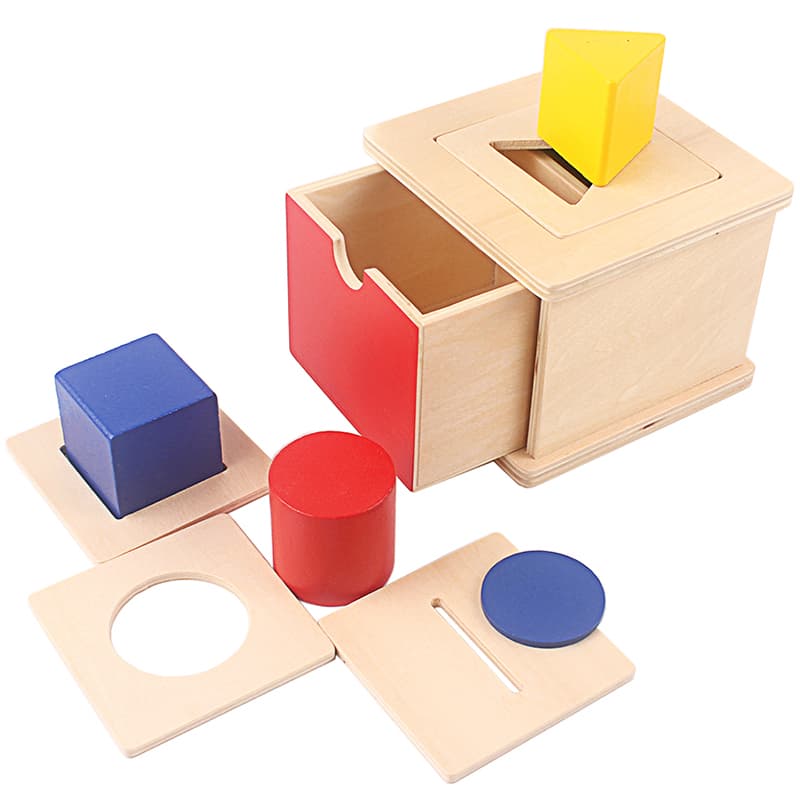 Montessori Imbucare Box with Interchangeable Lid 3
