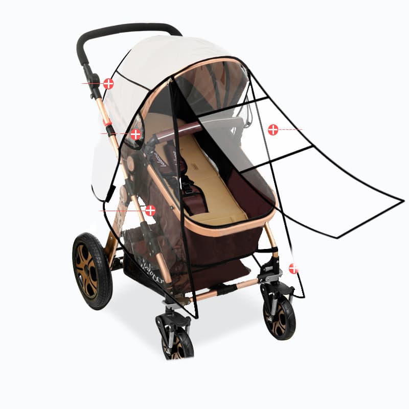 Universal Stroller Rain Cover Canopy 5