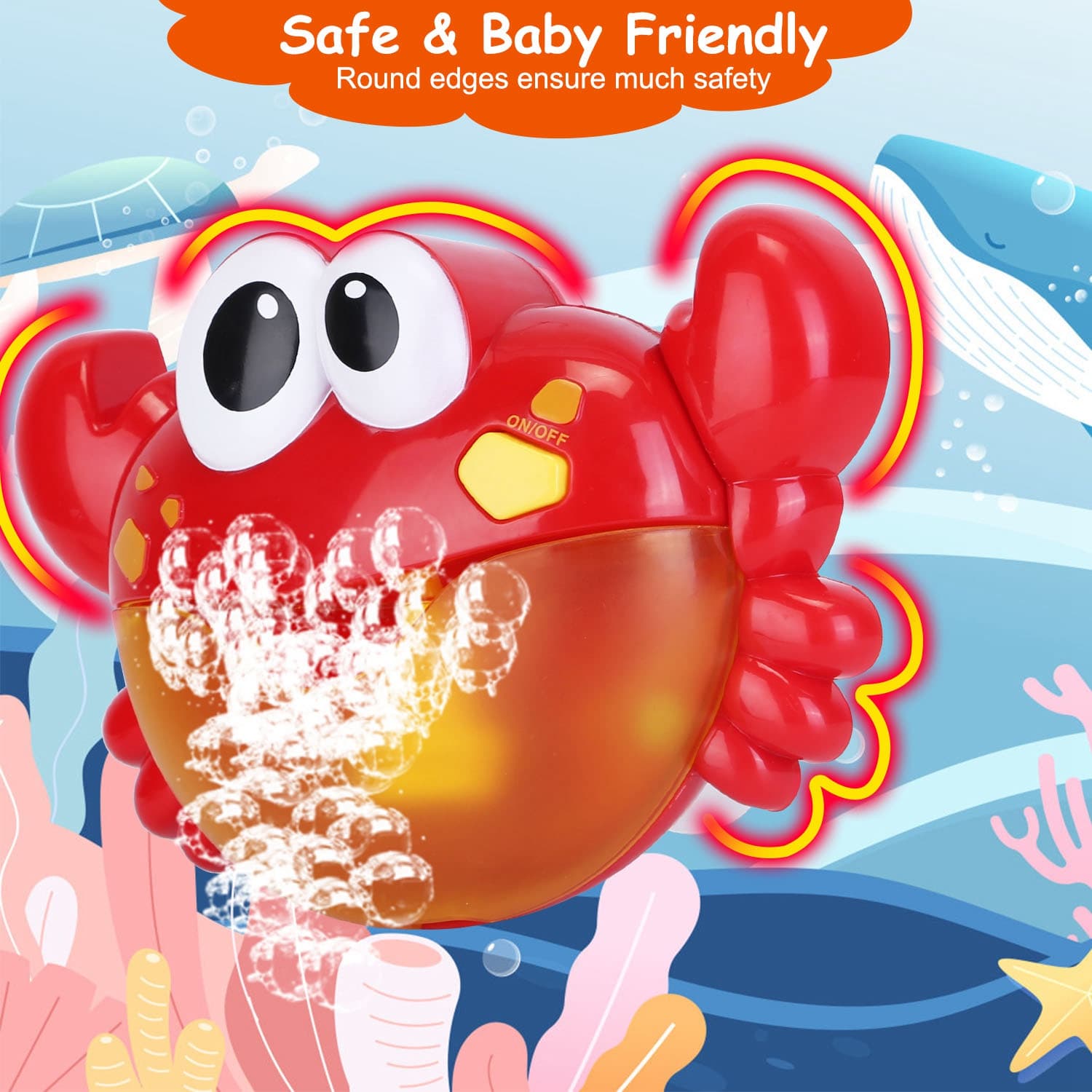 Frog Musical Bubble Bath Maker 6