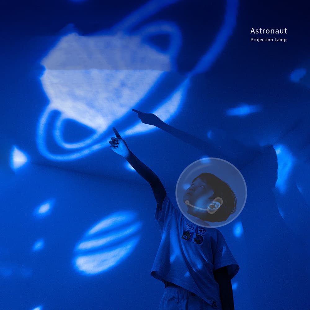 Galaxy Star Projector — Astronaut Night Light 7