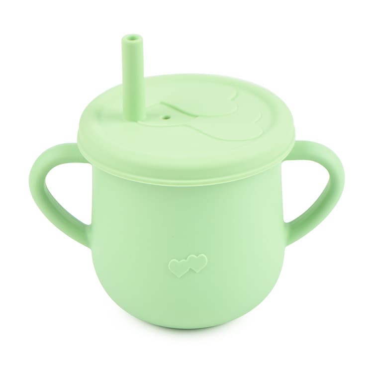 Silicone Straw Learning Cup 3