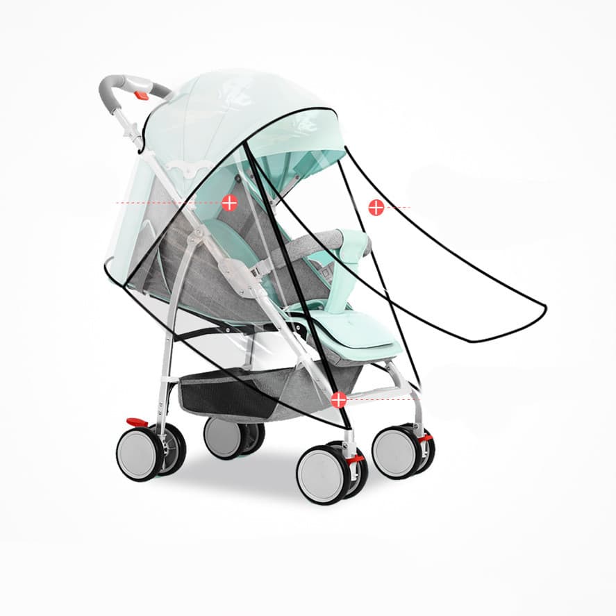 Universal Stroller Rain Cover Canopy 4