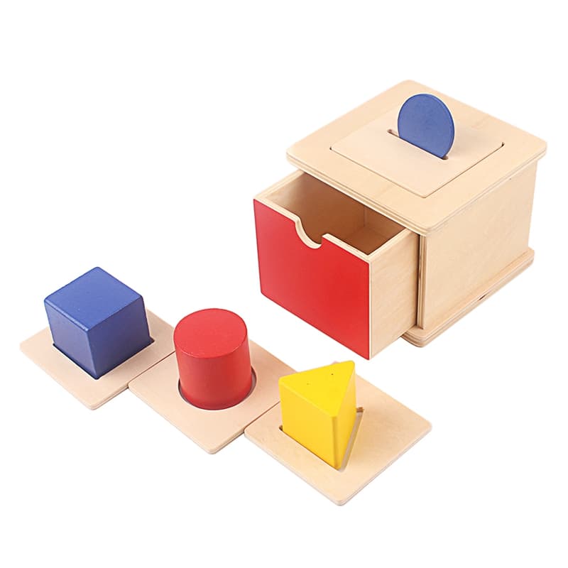 Montessori Imbucare Box with Interchangeable Lid 4