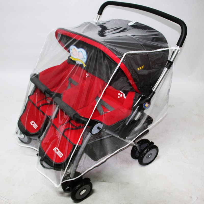 Universal Twin Stroller Rain and Windproof Cover
