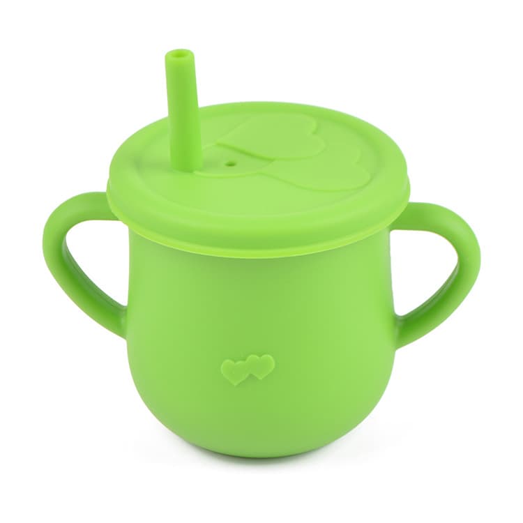 Silicone Straw Learning Cup 7
