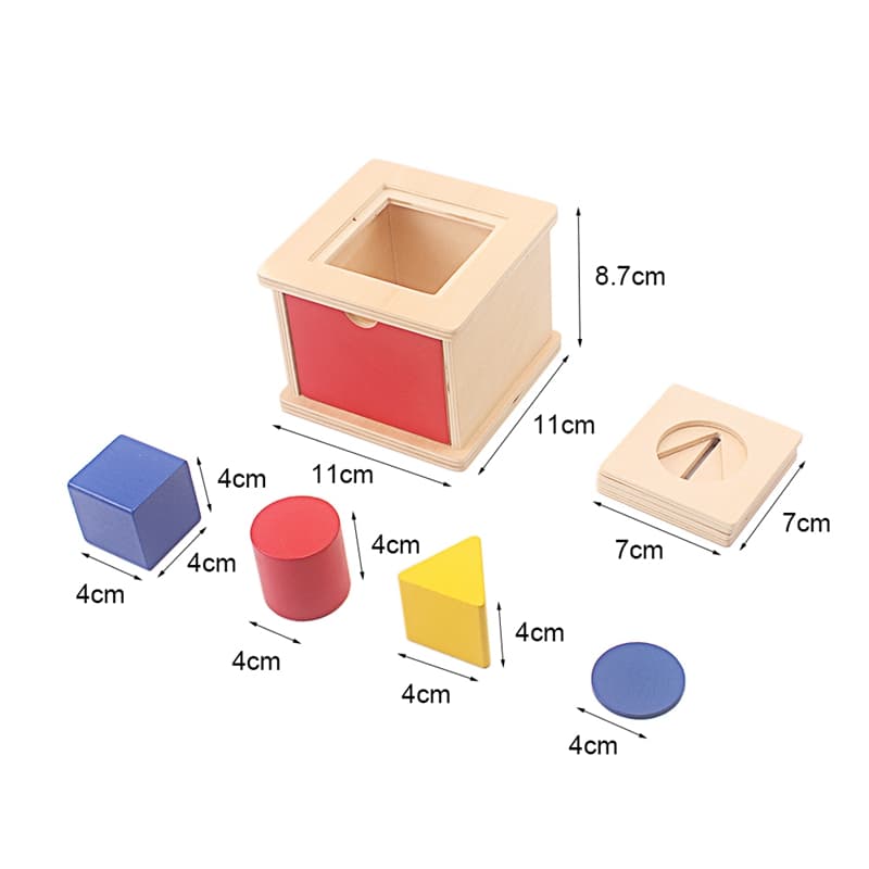 Montessori Imbucare Box with Interchangeable Lid 5