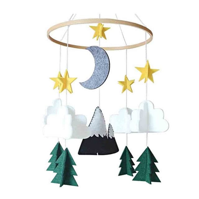 Felt Crib Mobile — Handmade Hanging Ornaments 3