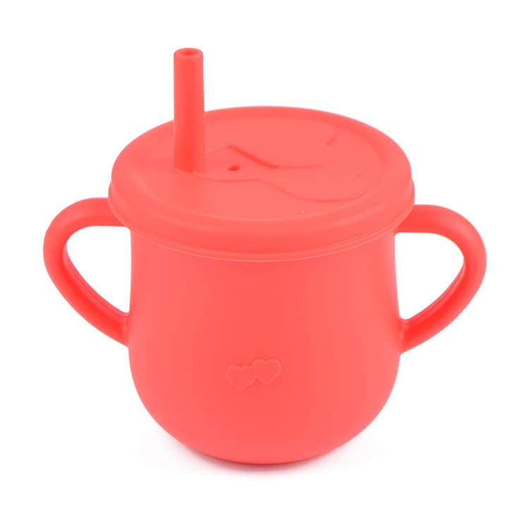 Silicone Straw Learning Cup 6