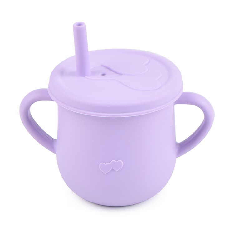 Silicone Straw Learning Cup 2
