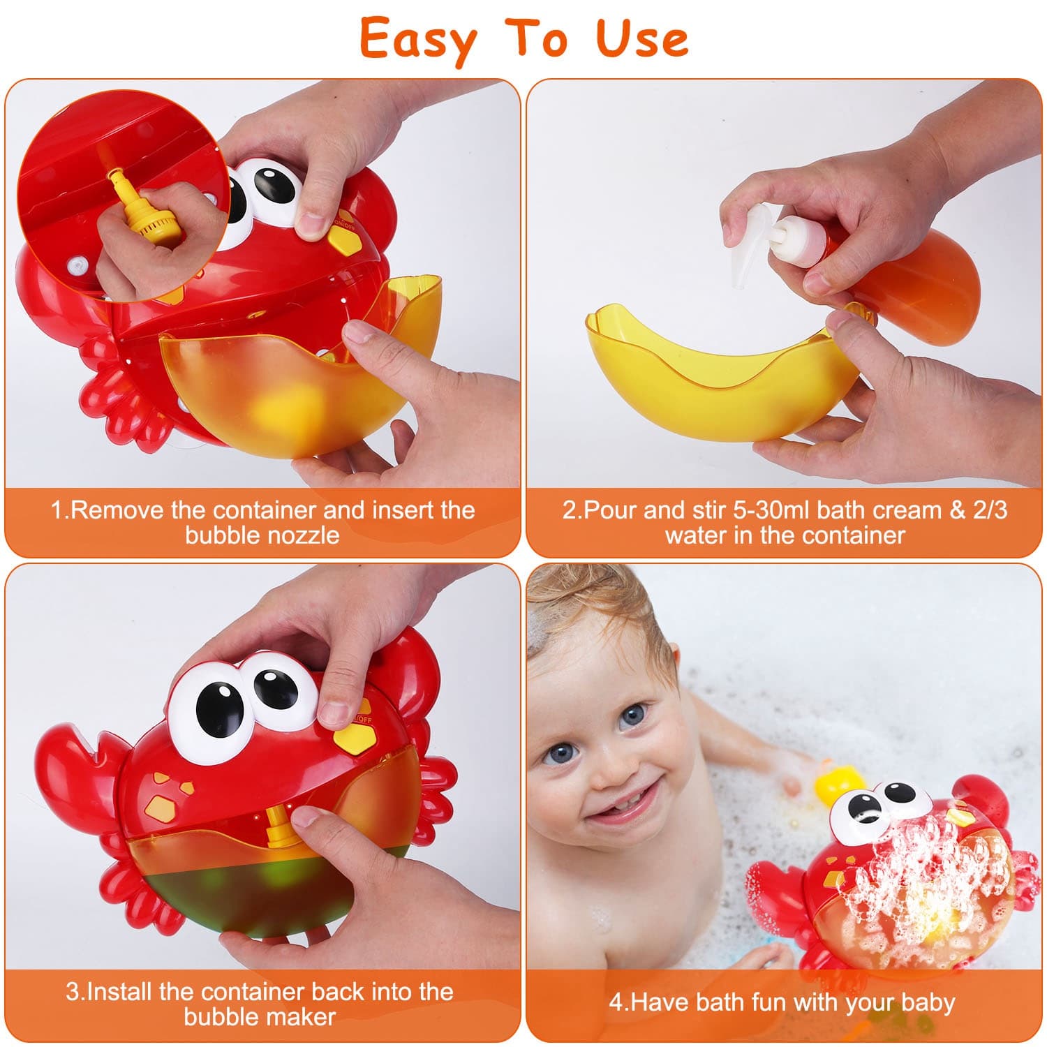 Frog Musical Bubble Bath Maker 3