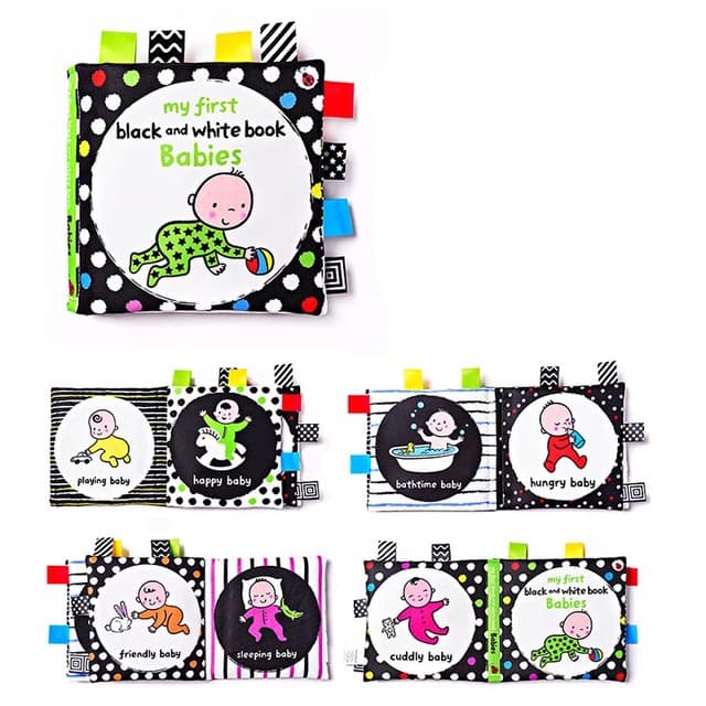 Baby Book Toys For Toddler Newborn Infant Soft Cloth 8