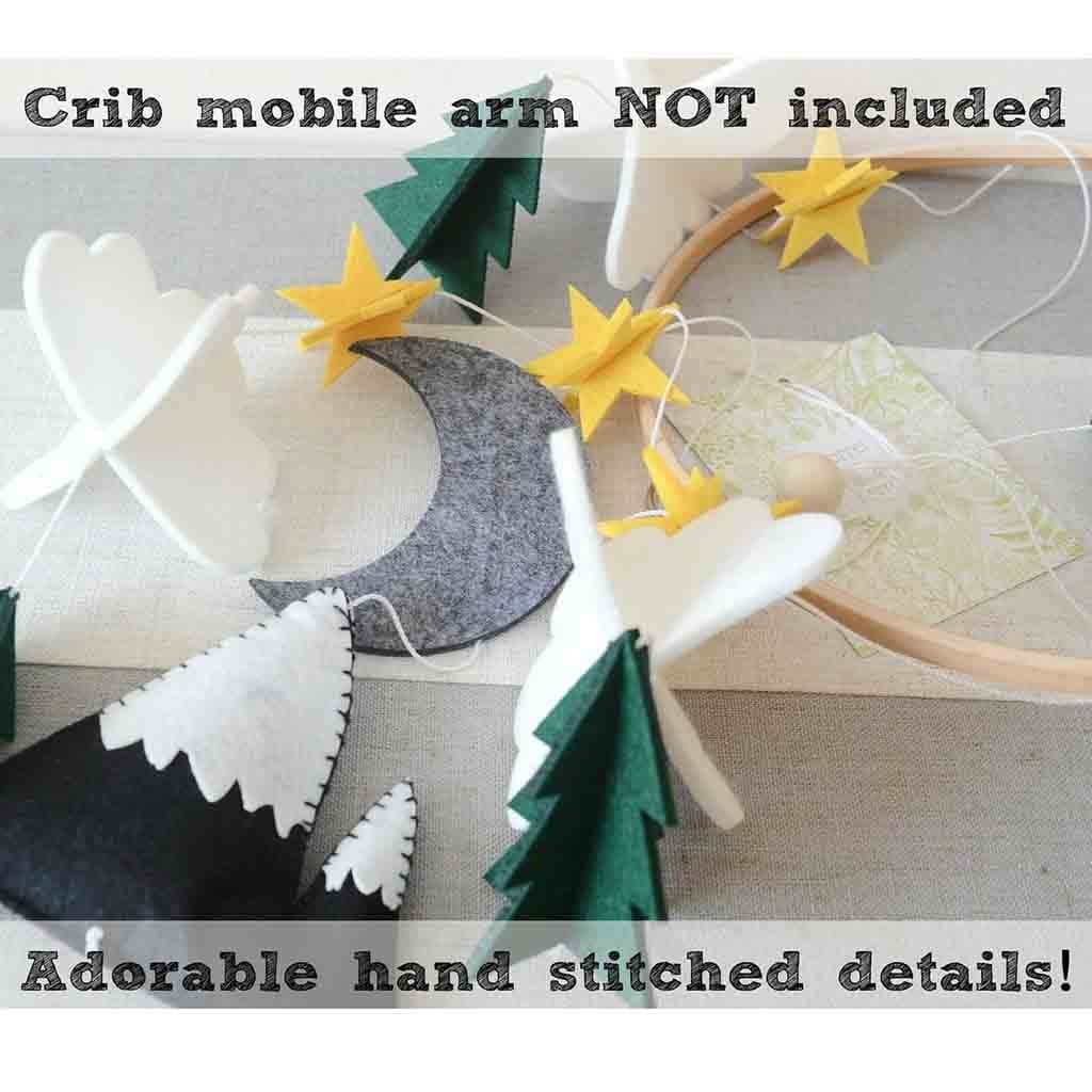 Felt Crib Mobile — Handmade Hanging Ornaments 4
