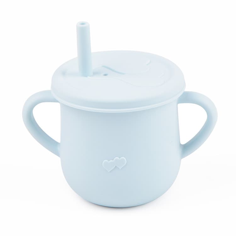 Silicone Straw Learning Cup 5