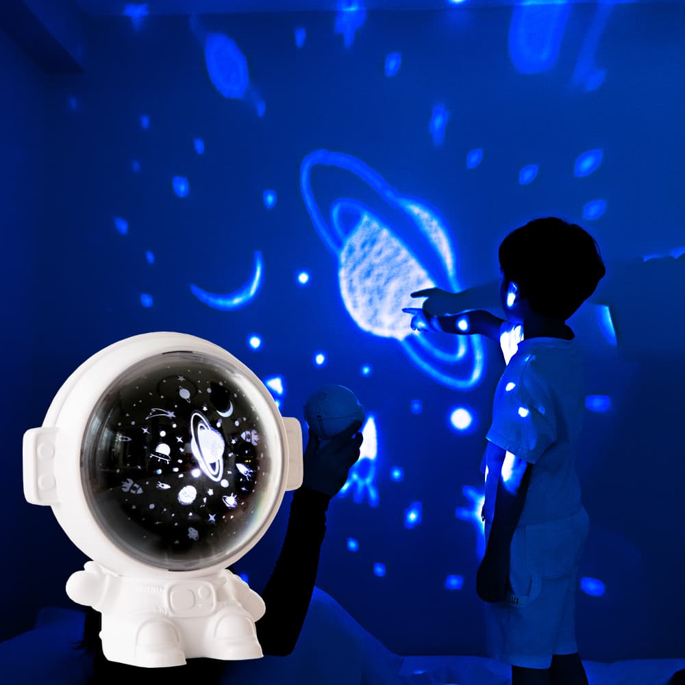 Galaxy Star Projector — Astronaut Night Light 3